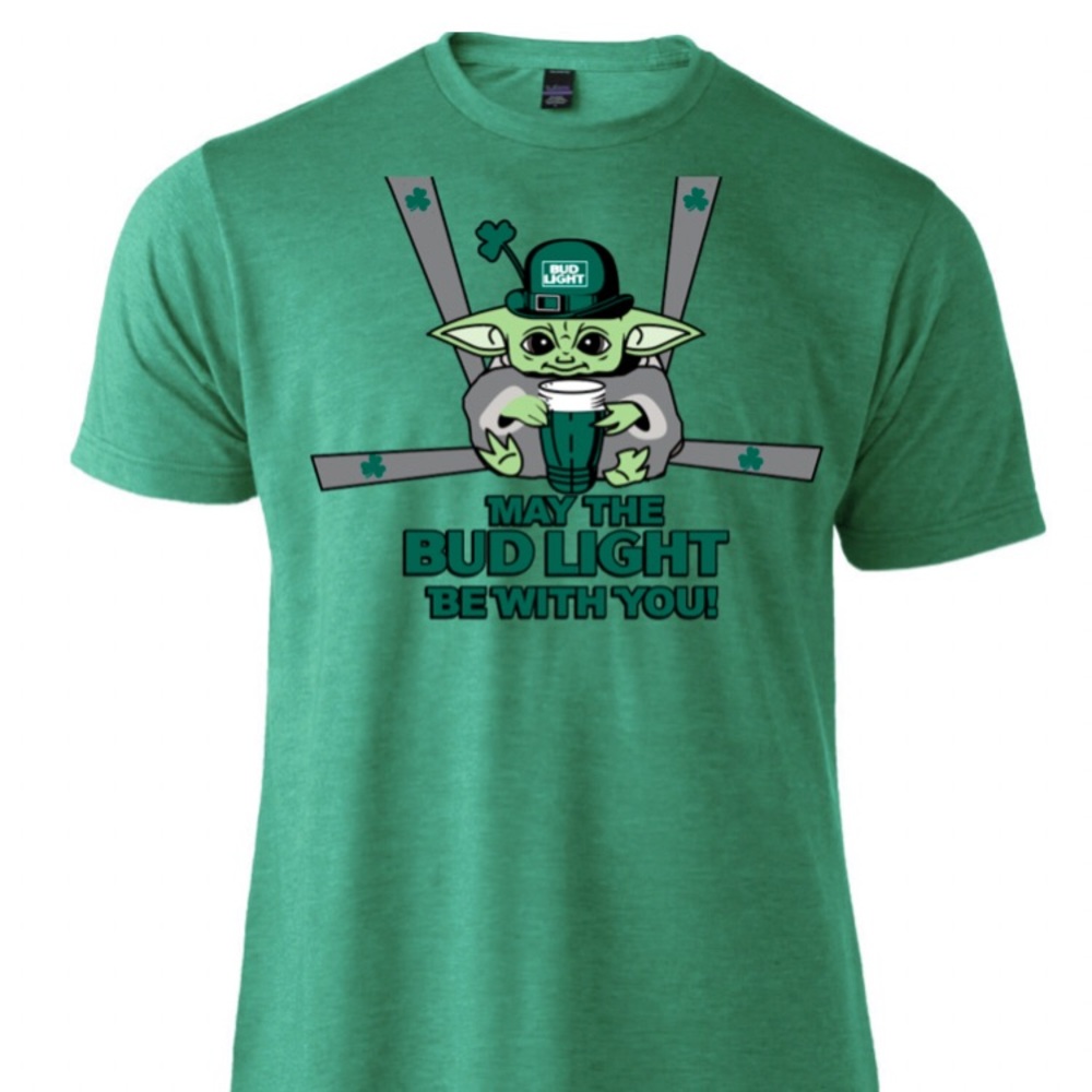 Baby Yoda St. Patrick’s theme t-shirt